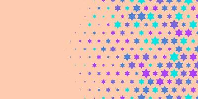 Colorful stars Abstract Illustration background beautiful banner with copy space vector