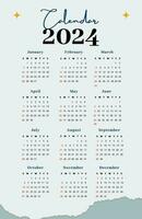 modern blue calendar template design ideas