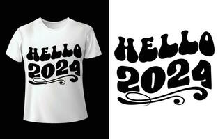 Happy new year retro type design for t-shirt, cards, frame artwork, bags, mugs, stickers, tumblers, phone cases, print etc. vector