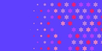 Stars wide banner Two Color Abstract Illustration background beautiful wallpaper of colorful multi sizes stars vector