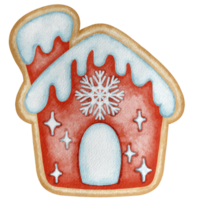 Gingerbread House Christmas Cookies Collection png