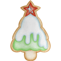 Gingerbread Christmas Tree Cookies Collection png