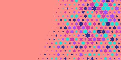 Colorful stars Abstract Illustration background beautiful banner with copy space vector