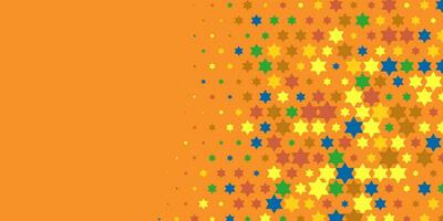 Colorful stars Abstract Illustration background beautiful banner with copy space vector