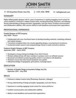 Creative Business - Resume ATS Friendly template