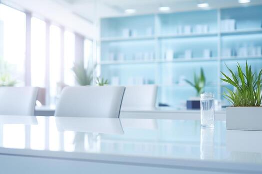 AI generated Empty Office Interior photo