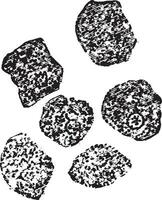 Granular degenerationcloudy swelling of liver cells, vintage engraving. vector