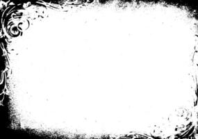 Grunge border vector texture background. Abstract frame overlay. Dirty and damaged backdrop.