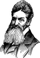 John Brown, vintage illustration vector