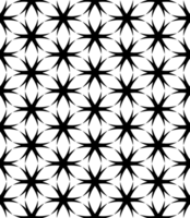 Black seamless abstract pattern. Overlay for background and backdrop. Ornamental design. PNG graphic illustration with transparent background.