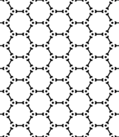 Black seamless abstract pattern. Overlay for background and backdrop. Ornamental design. PNG graphic illustration with transparent background.