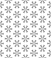 Black seamless abstract pattern. Overlay for background and backdrop. Ornamental design. PNG graphic illustration with transparent background.