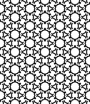 Black seamless abstract pattern. Overlay for background and backdrop. Ornamental design. PNG graphic illustration with transparent background.