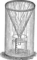 Gauge Principle, vintage engraving vector