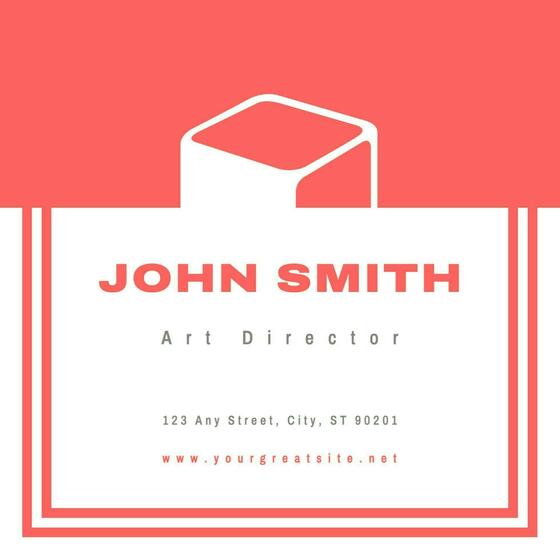 Creative Business - Business Card Square