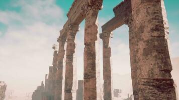 restos de antiguo ciudad de Palmira foto