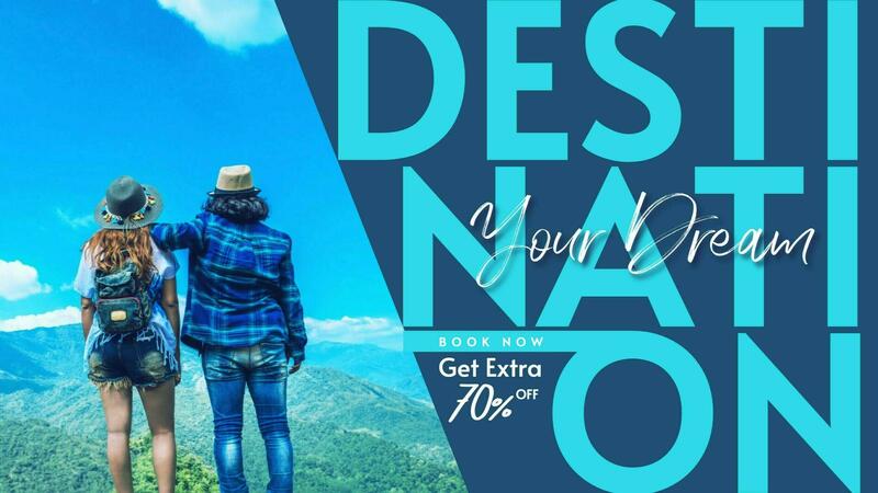 Traveling Service Promotion for Twitter Post Set