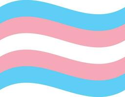 Transgender Pride Flag in shape. Trans Pride Flag. vector