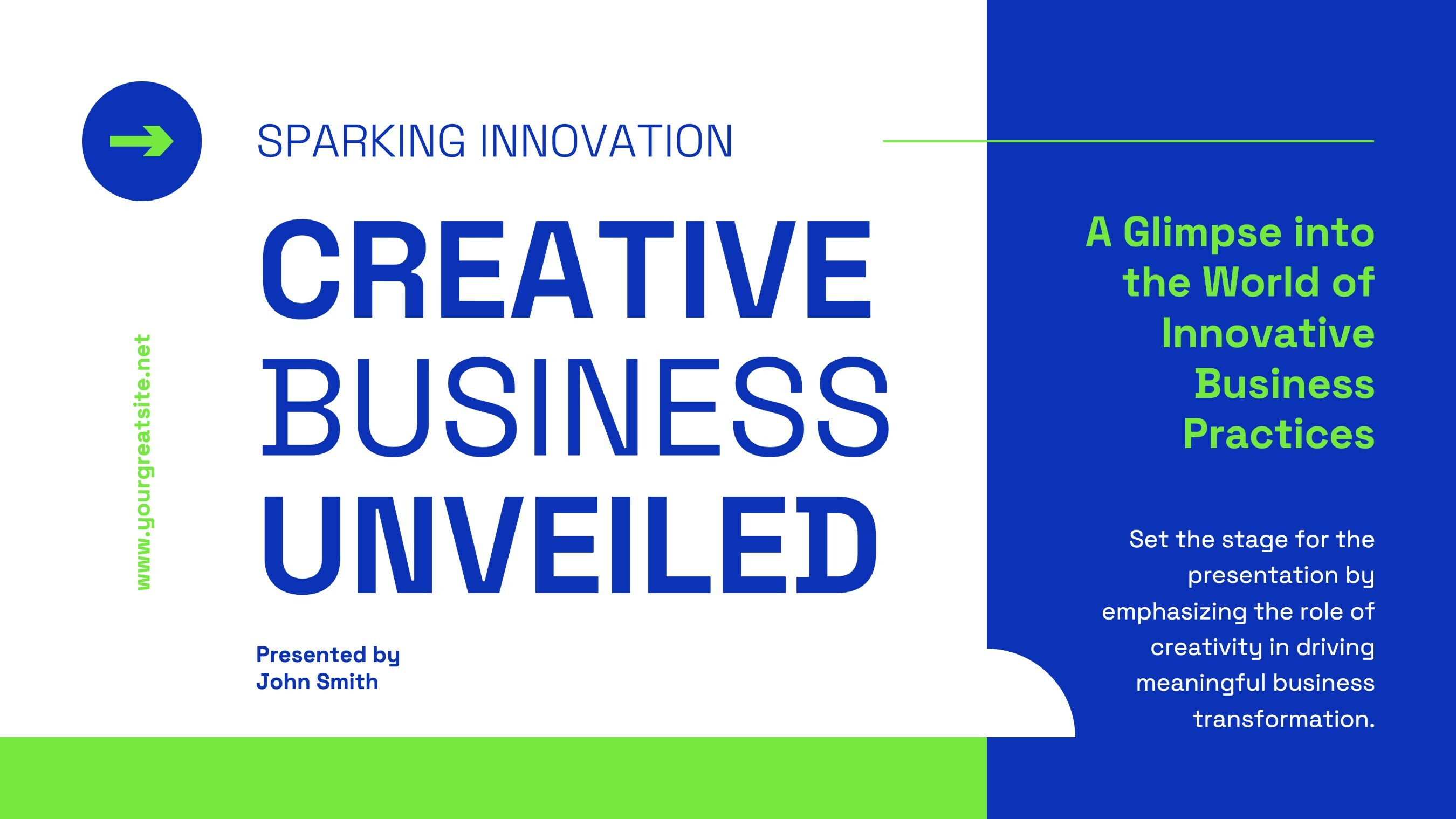 Sparking Innovation Creative Business Presentation