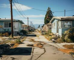 AI generated mobile home park in an age-restricted community in Oceano photo