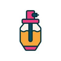 perfume icon. vector filled color icon for your website, mobile, presentation, and logo design.