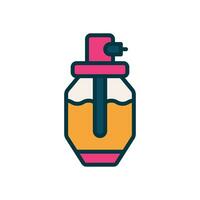 perfume icon. vector filled color icon for your website, mobile, presentation, and logo design.