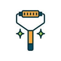 face roller icon. vector filled color icon for your website, mobile, presentation, and logo design.