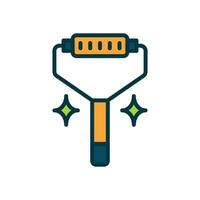 face roller icon. vector filled color icon for your website, mobile, presentation, and logo design.