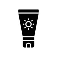 sunscreen icon. vector glyph icon for your website, mobile, presentation, and logo design.