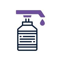 liquid soap icon. vector dual tone icon for your website, mobile, presentation, and logo design.