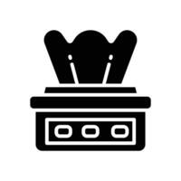 tissue box icon. vector glyph icon for your website, mobile, presentation, and logo design.