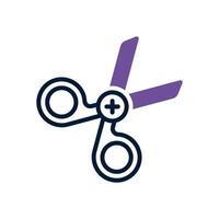 scissor icon. vector dual tone icon for your website, mobile, presentation, and logo design.