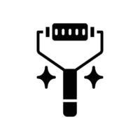 face roller icon. vector glyph icon for your website, mobile, presentation, and logo design.