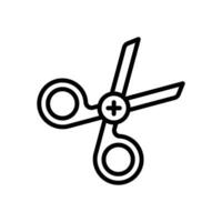 scissor icon. vector line icon for your website, mobile, presentation, and logo design.