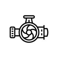 turbo icon. vector line icon for your website, mobile, presentation, and logo design.