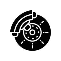 brake icon. vector glyph icon for your website, mobile, presentation, and logo design.