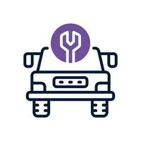 car service icon. vector dual tone icon for your website, mobile, presentation, and logo design.