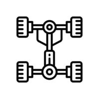 chassis icon. vector line icon for your website, mobile, presentation, and logo design.