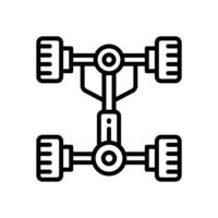 chassis icon. vector line icon for your website, mobile, presentation, and logo design.