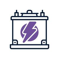 battery icon. vector dual tone icon for your website, mobile, presentation, and logo design.