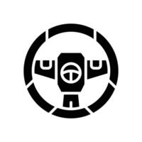 steering icon. vector glyph icon for your website, mobile, presentation, and logo design.