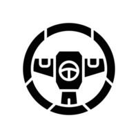 steering icon. vector glyph icon for your website, mobile, presentation, and logo design.