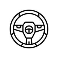steering icon. vector line icon for your website, mobile, presentation, and logo design.