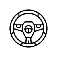 steering icon. vector line icon for your website, mobile, presentation, and logo design.