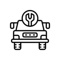 car service icon. vector line icon for your website, mobile, presentation, and logo design.