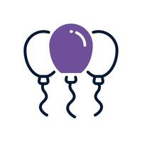 balloon icon. vector dual tone icon for your website, mobile, presentation, and logo design.