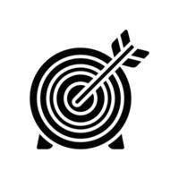 target icon. vector glyph icon for your website, mobile, presentation, and logo design.