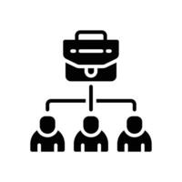 recruitment icon. vector glyph icon for your website, mobile, presentation, and logo design.