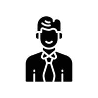 employee icon. vector glyph icon for your website, mobile, presentation, and logo design.