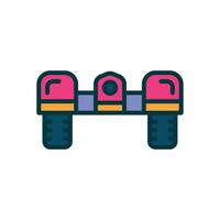 hoverboard icon. vector filled color icon for your website, mobile, presentation, and logo design.